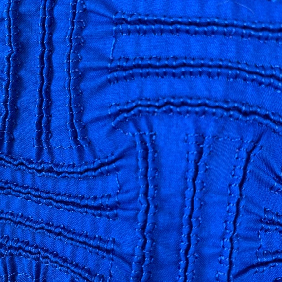 Great Cavalier by St Paul bright Blue Jacket XL Stitched Texture Excellent - Picture 6 of 11